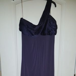 David's Bridal Plum Size 18 and matching pashmina